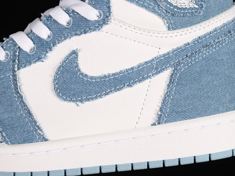 All categories Air Jordan Jordan series basketball shoes Air Jordan 1 High foreign trade version Air Jordan 1 High OG "Denim" AJ1 Joe 1 denim washed denim DM9036-104